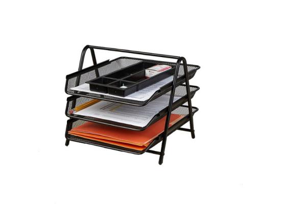 Metal Paper Trays 3-Tier